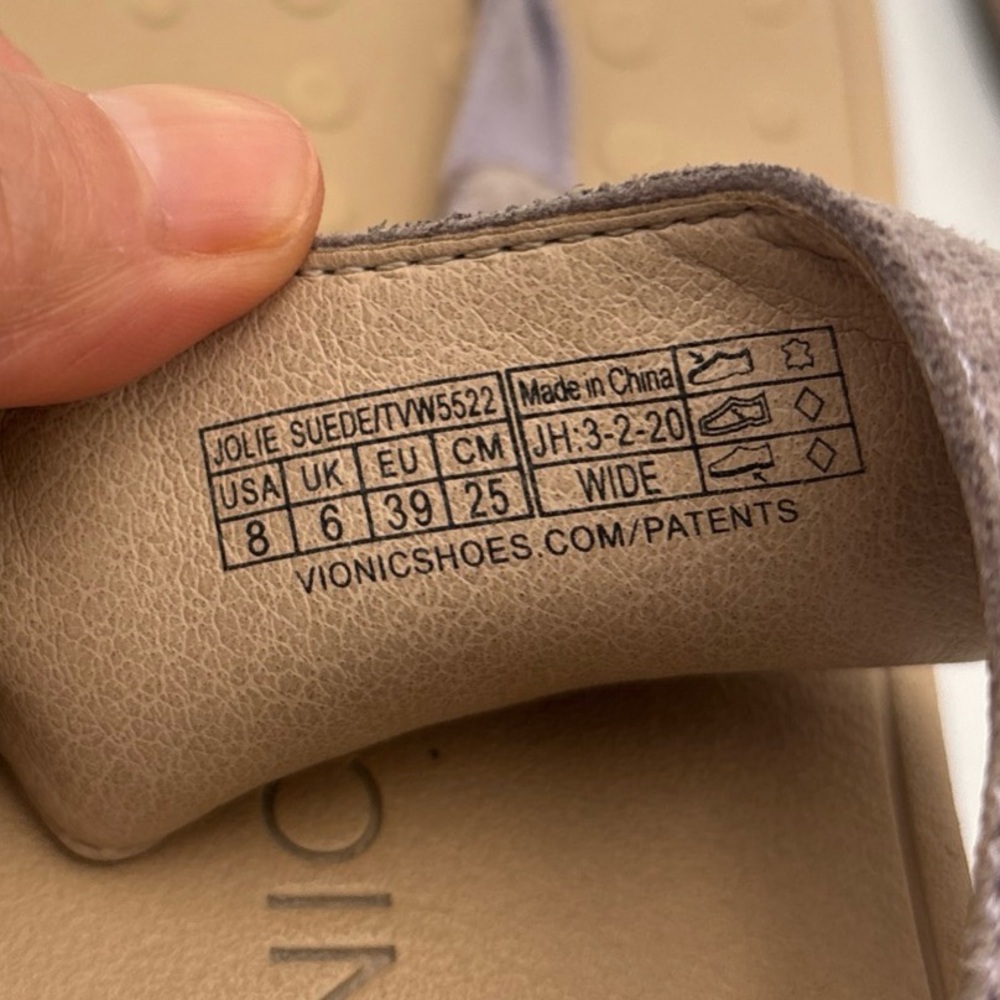 Vionic Suede Tan Sandals - Picture 9 of 10